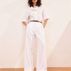 Everlane The Draper Pleated Pant in buttersmooth